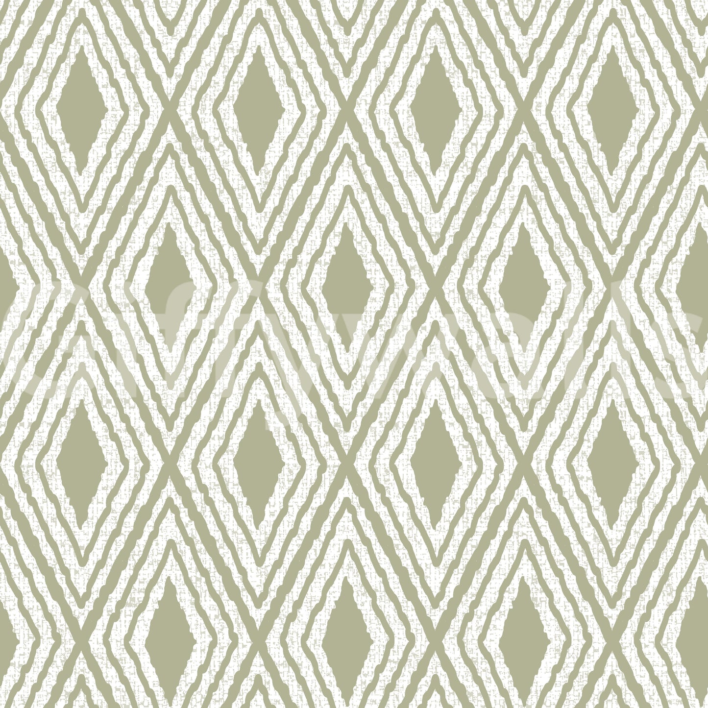 Harlequin Diamond Boho Muted Pastel Green Wallpaper