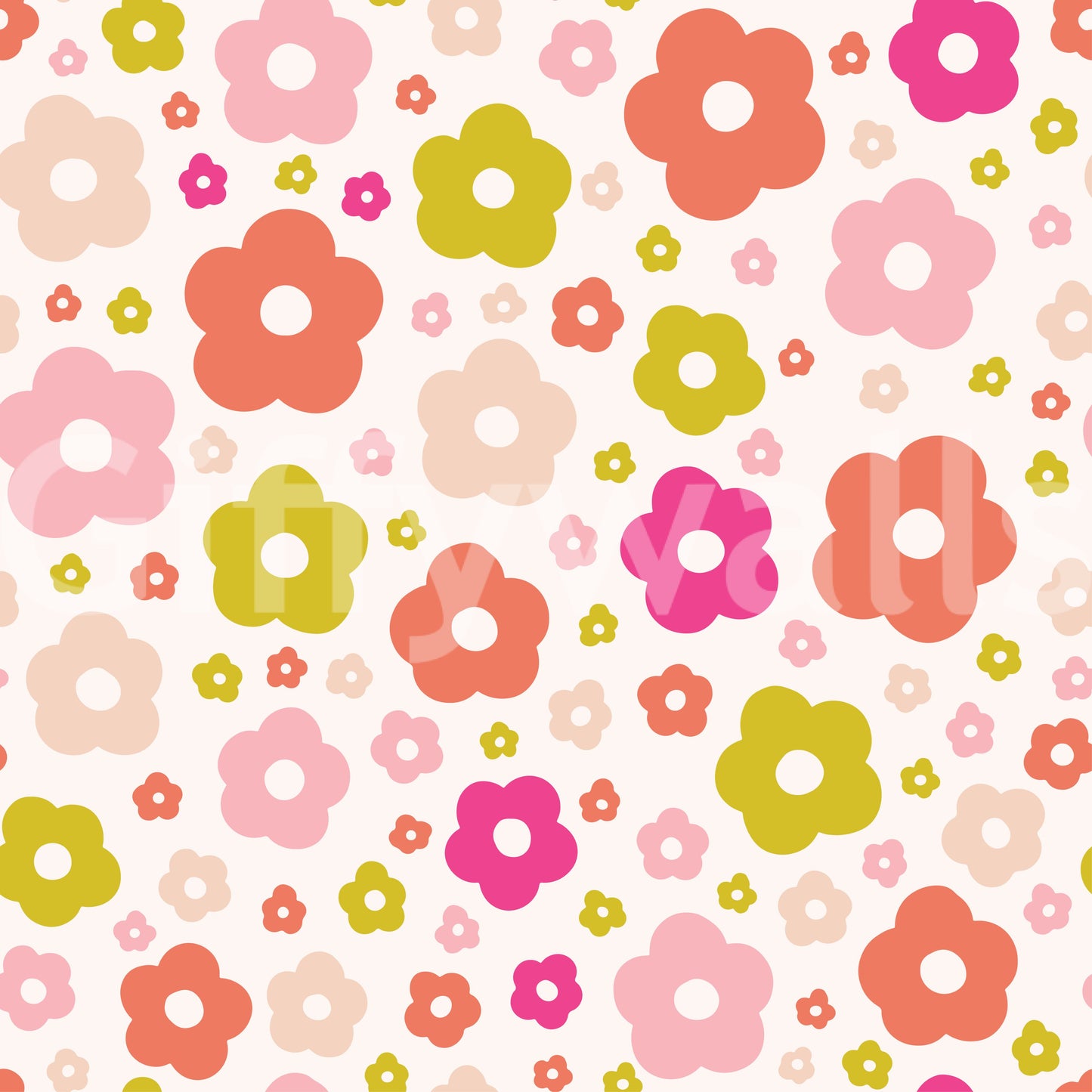 Happy Daisies Wallpaper