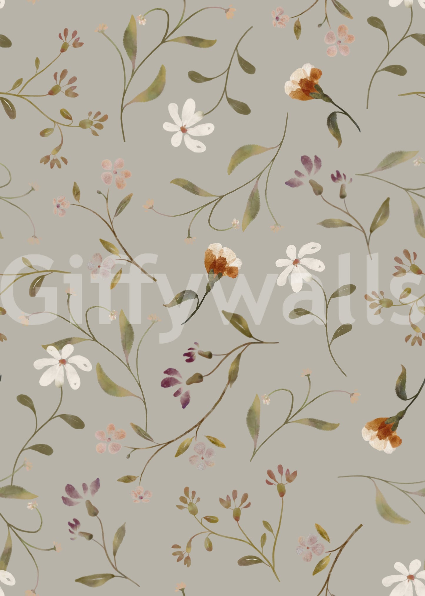 Whimsical floral wallpaper for dreamy spaces