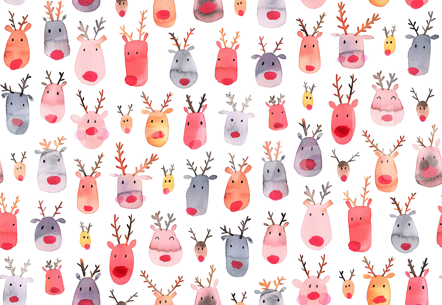 Cute Reindeers Kids Wallpaper