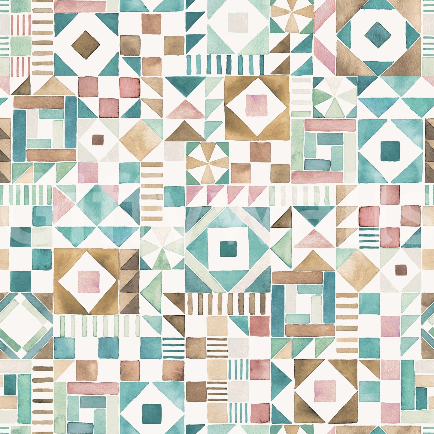 Geometric Tiles Wallpaper
