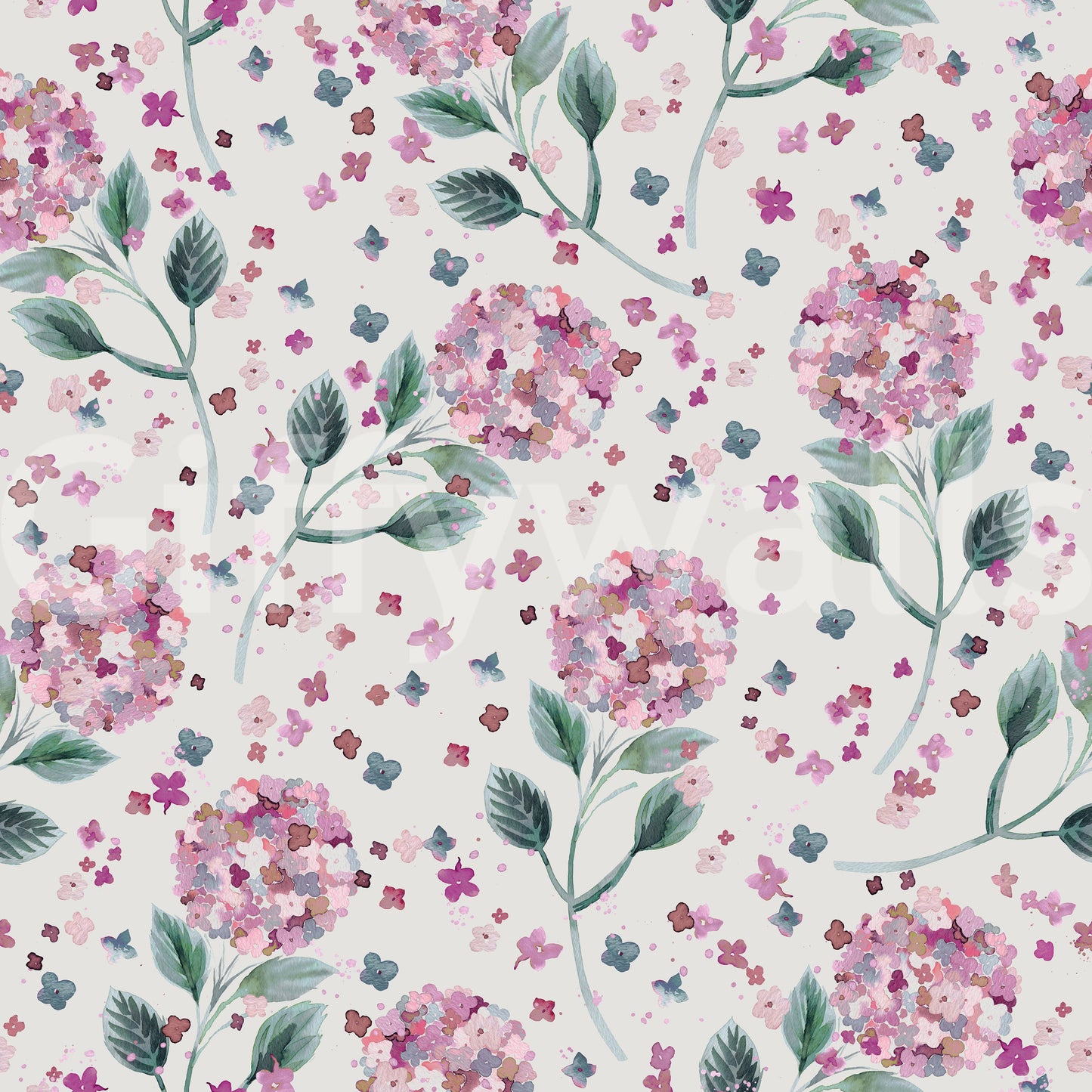 Hydrangea Garden Flowers Wallpaper