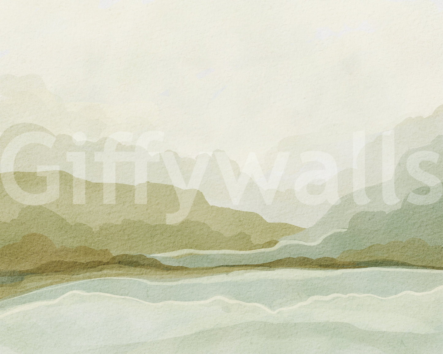 Misty Mountain Majesty Wall Mural