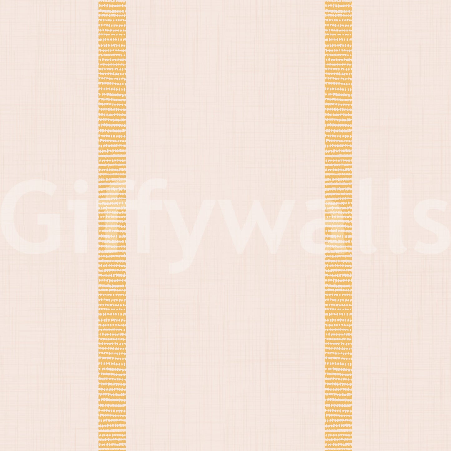 Boho Golden Harmony Stripes Beige Golden Ocher Wallpaper