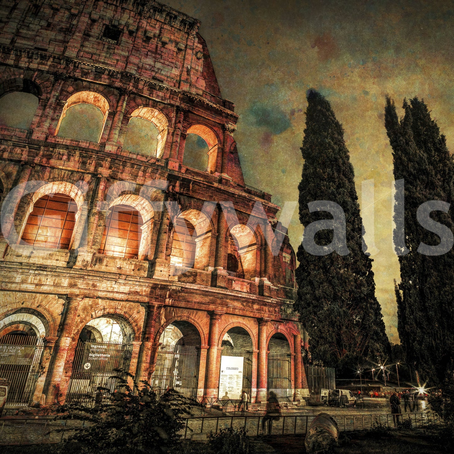 Rome's Iconic Monument Wall Mural