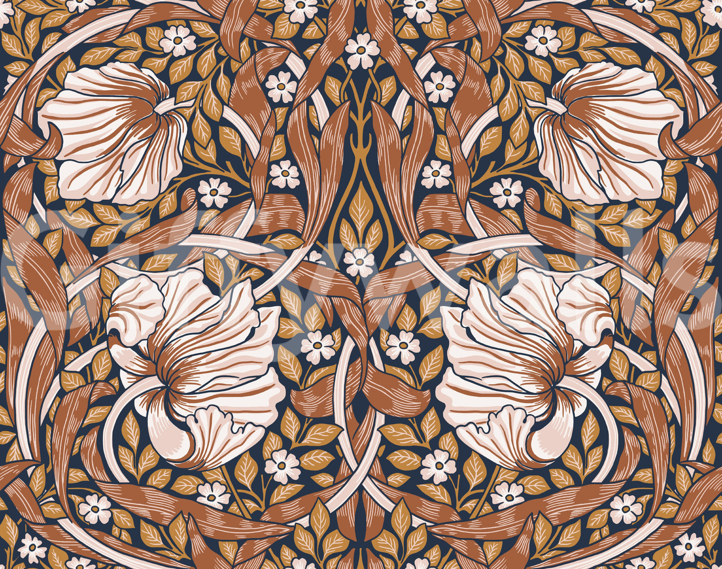 Elegant pimpernel wallpaper for a classic look