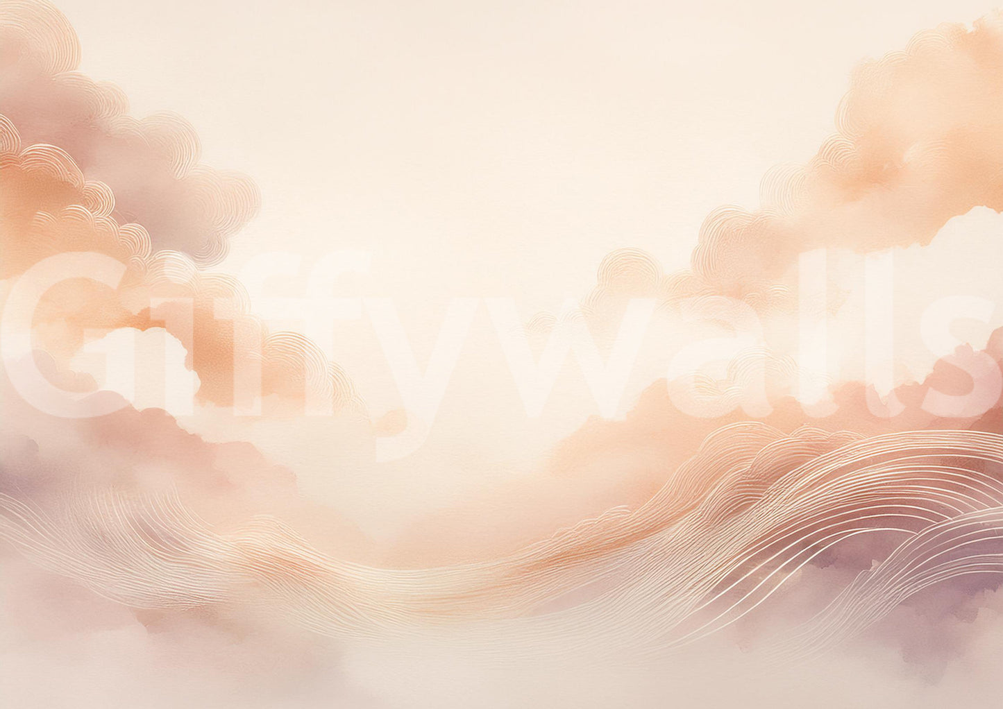 Pastel Cloud Dreams Wall Mural