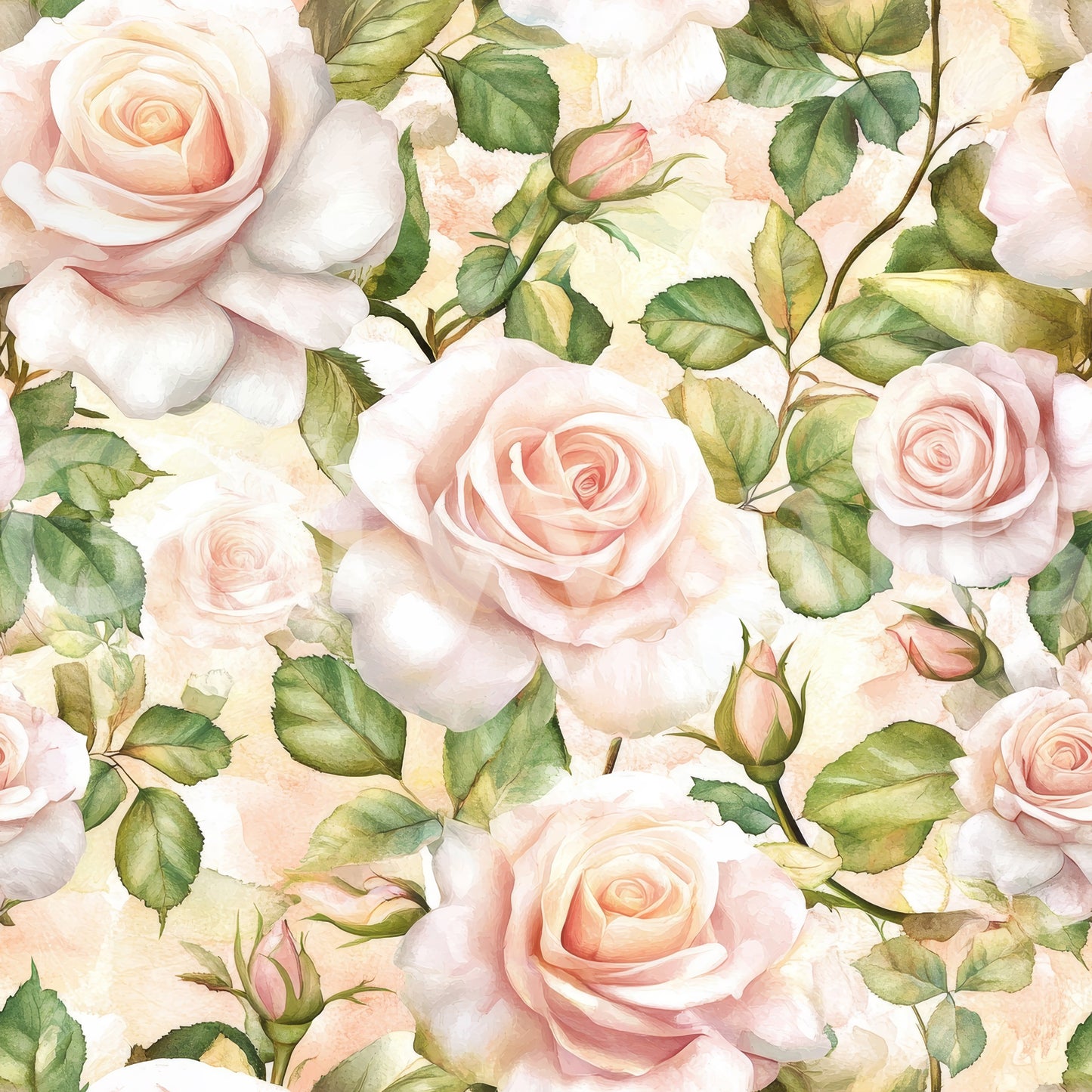 Full bloom rose wallpaper for rooms with classic charm.