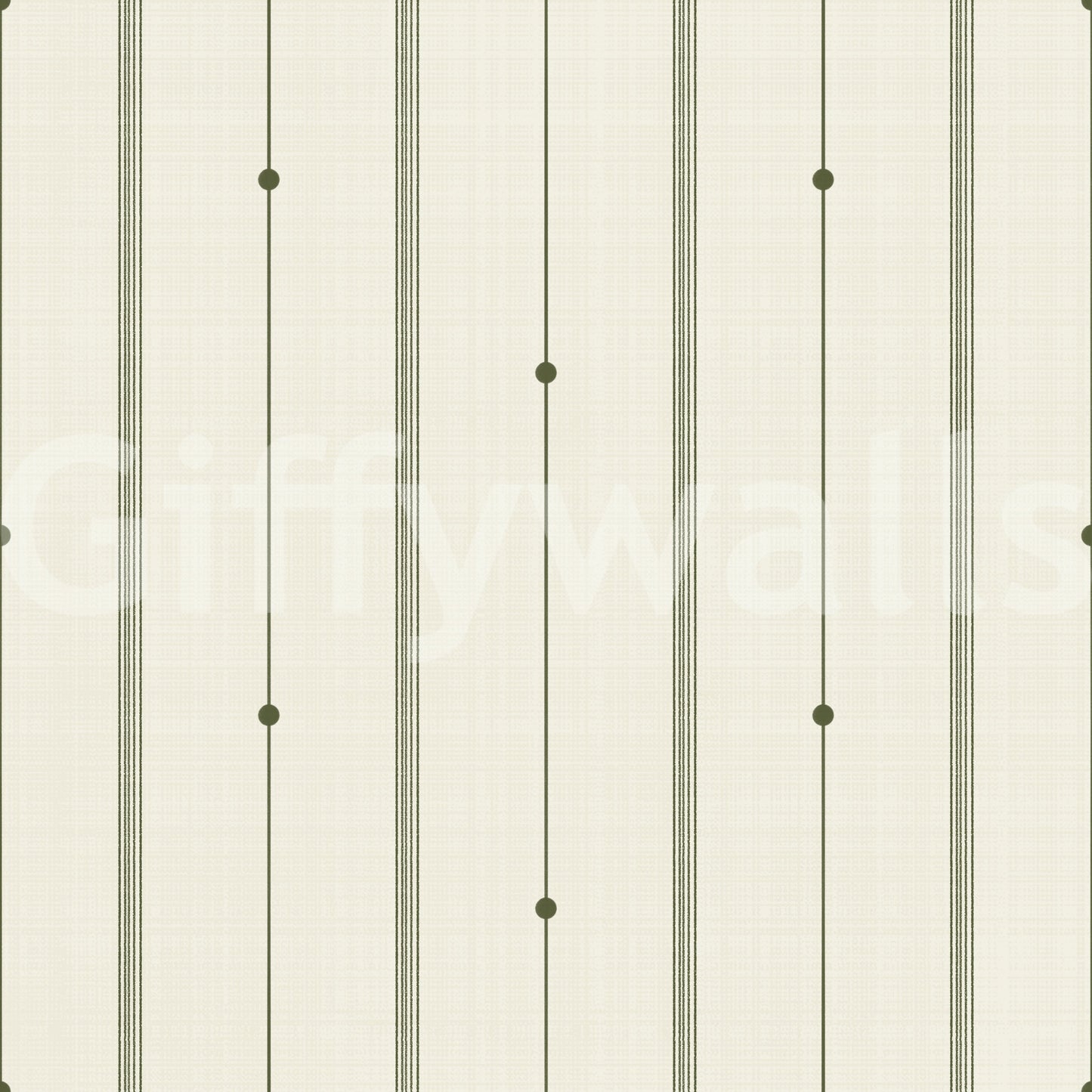 Soft stripes in buttercream and olive bringing natural charm