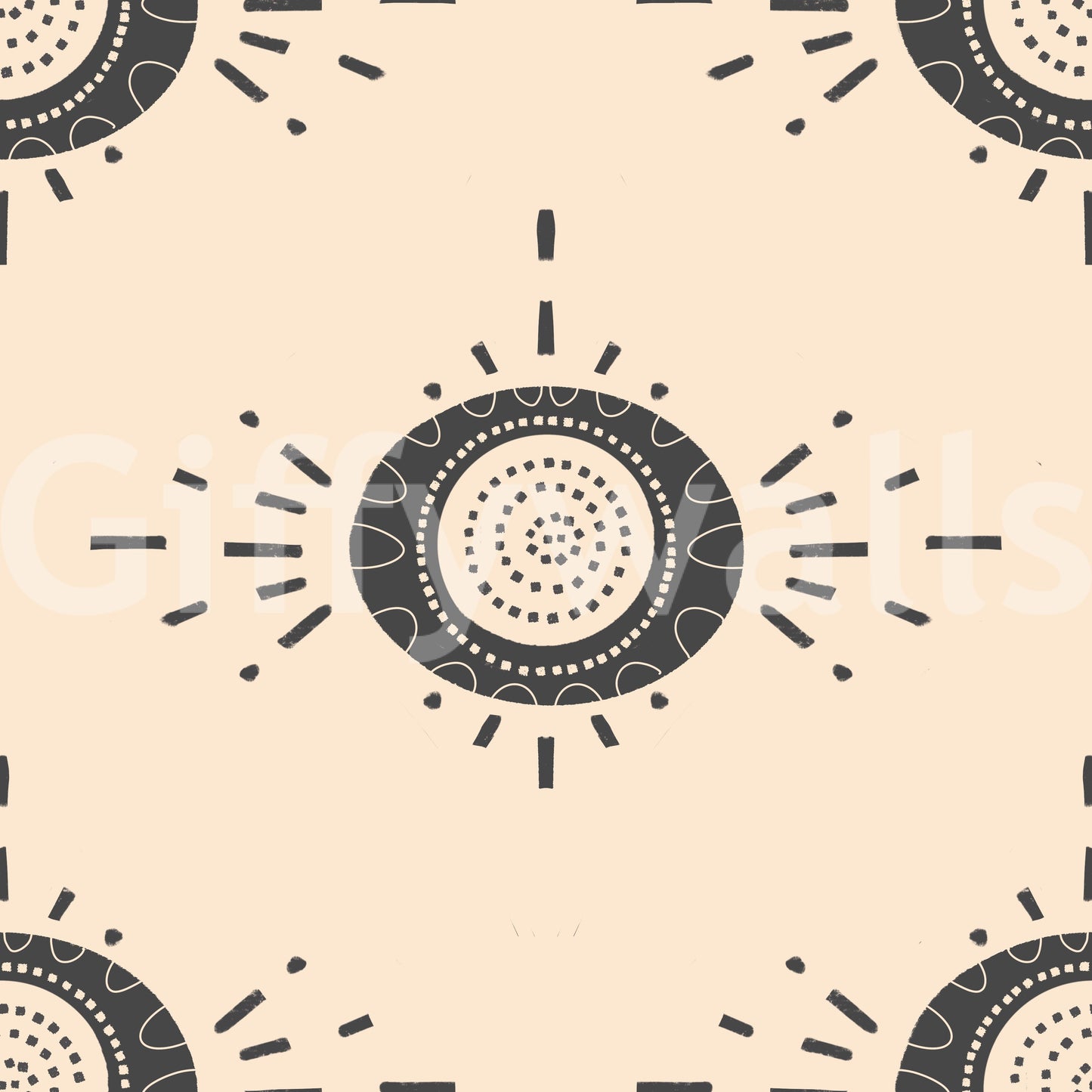 Clean lines and soft floral design for a serene, elegant atmosphere