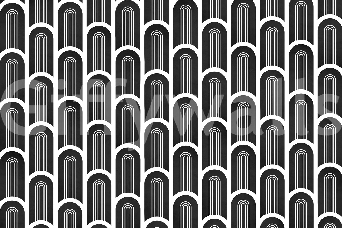 Black and white contrast wallpaper for walls