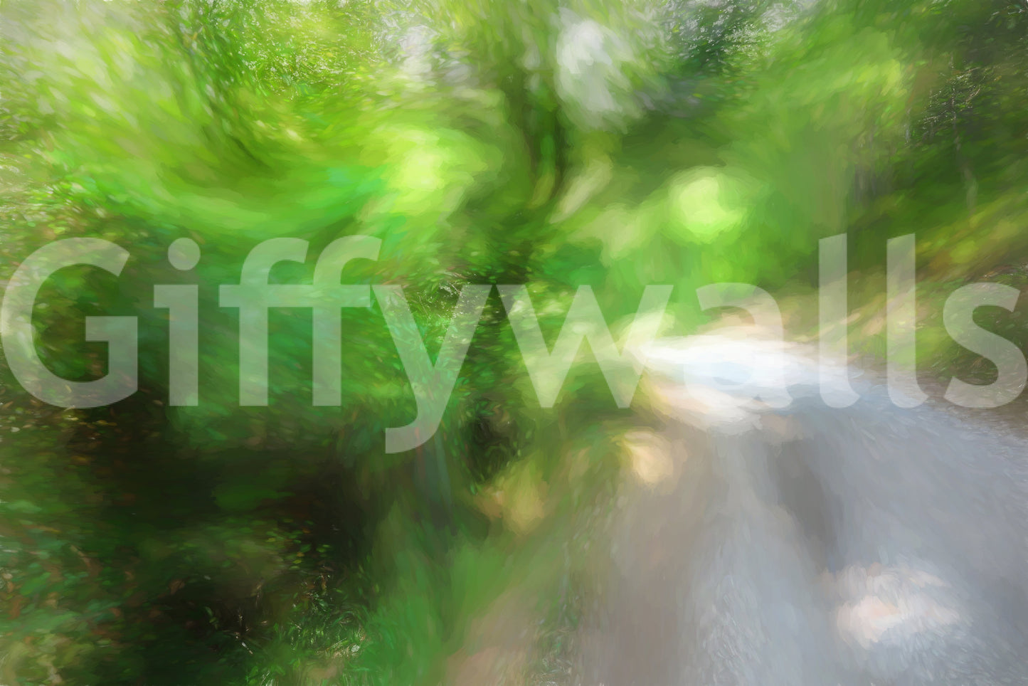 The visual effect is similar to looking directly down at a healthy lawn.