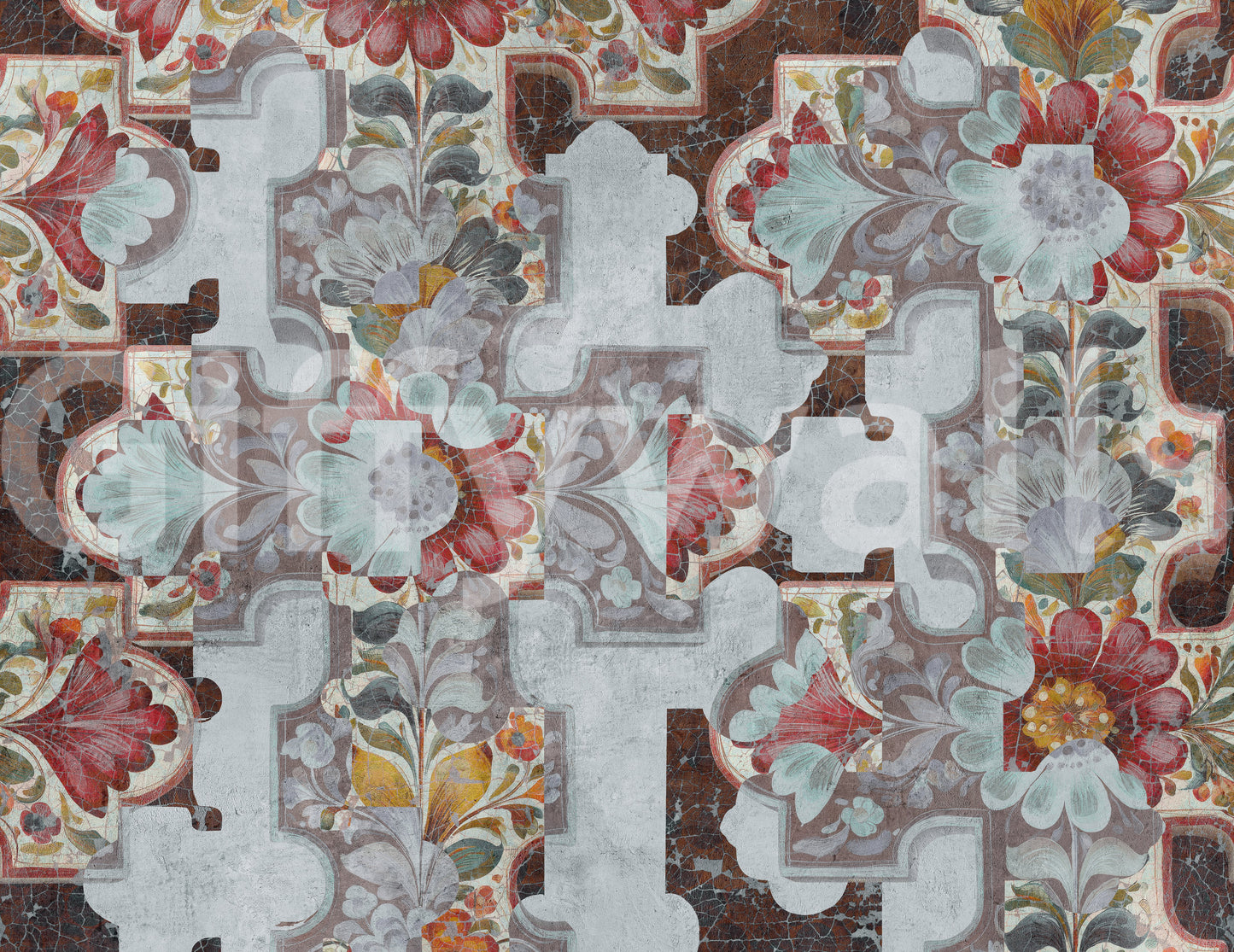 Hints of both antique and contemporary design.