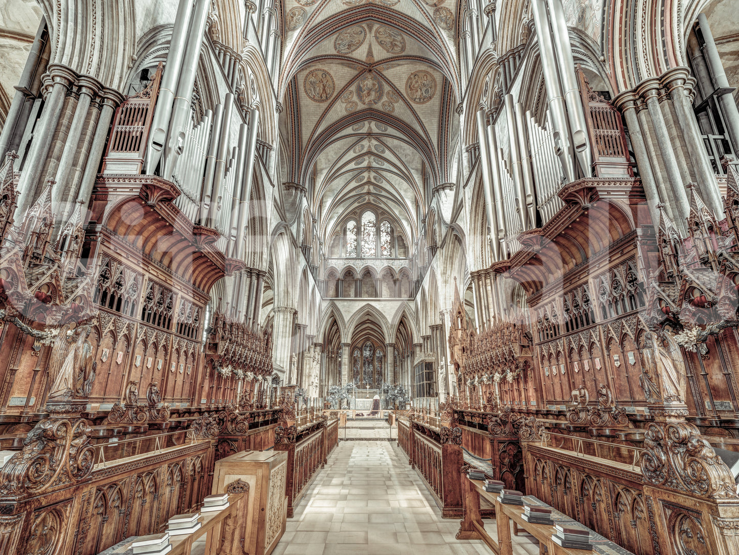 Focus on architectural details, lighting, and perspective.