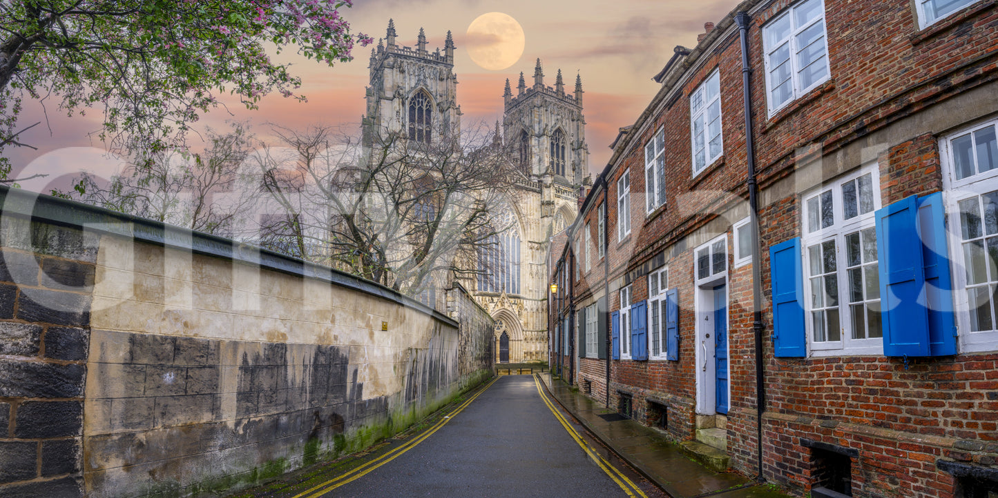 York Minster's Moonlight Glow Wall Mural
