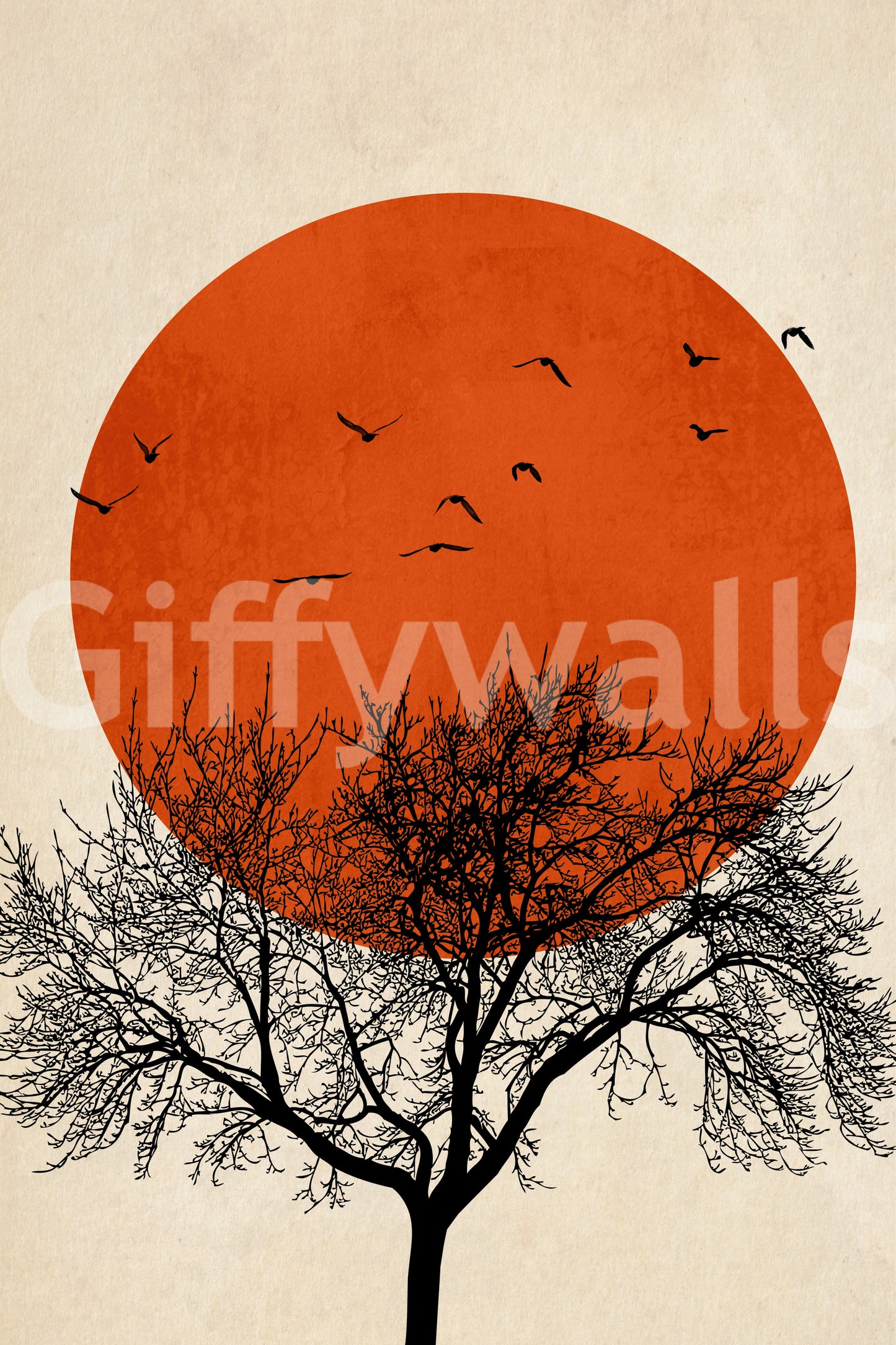 Suitable for a cheerful, modern, or calming interior.