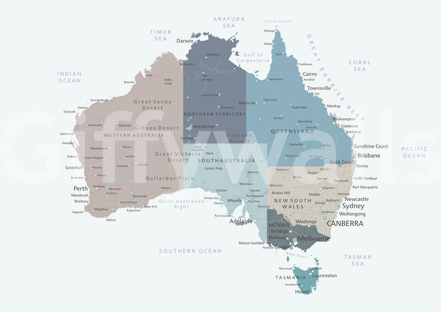 The map acts as a learning tool.