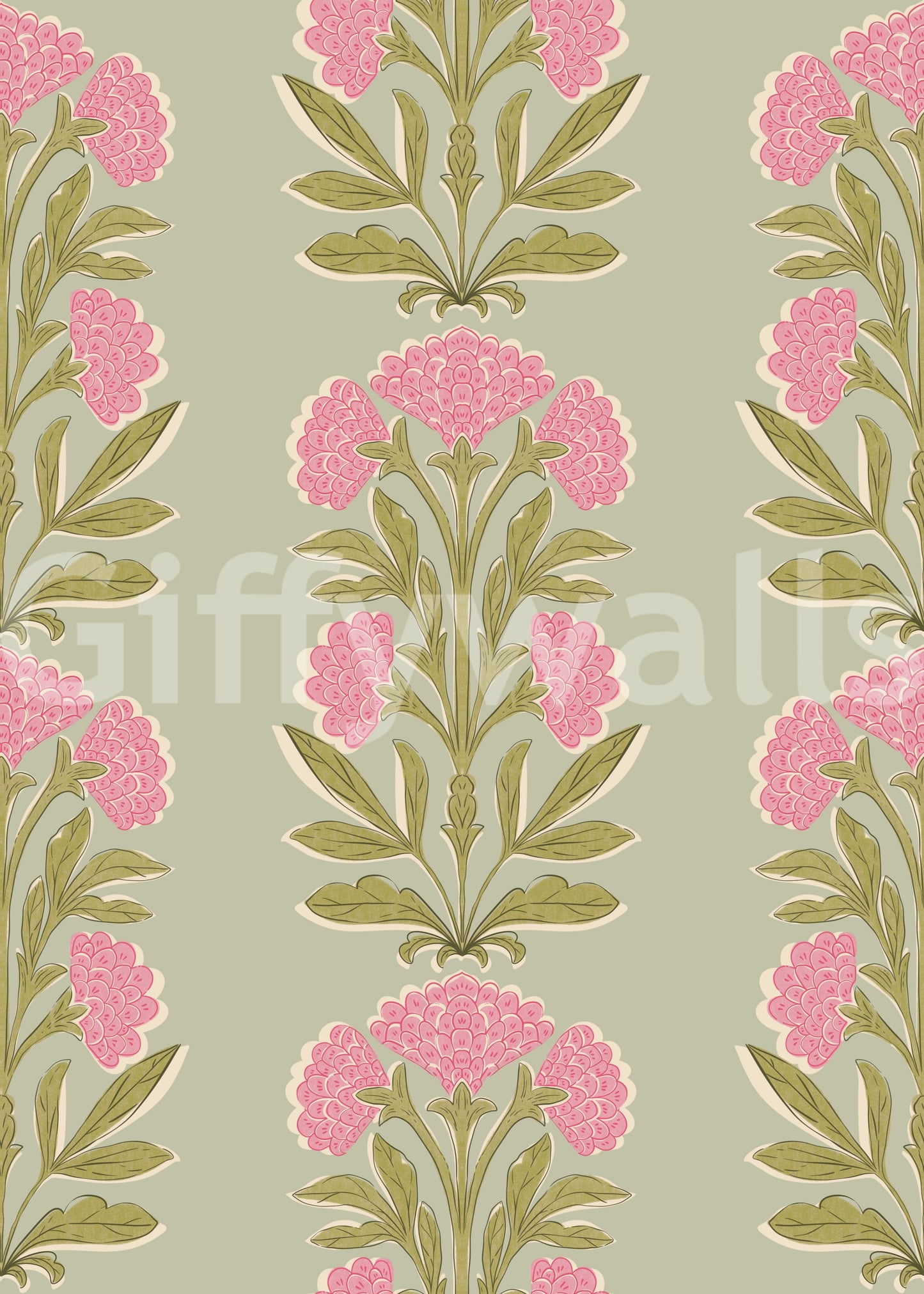 The design is non-realistic and interpretive.