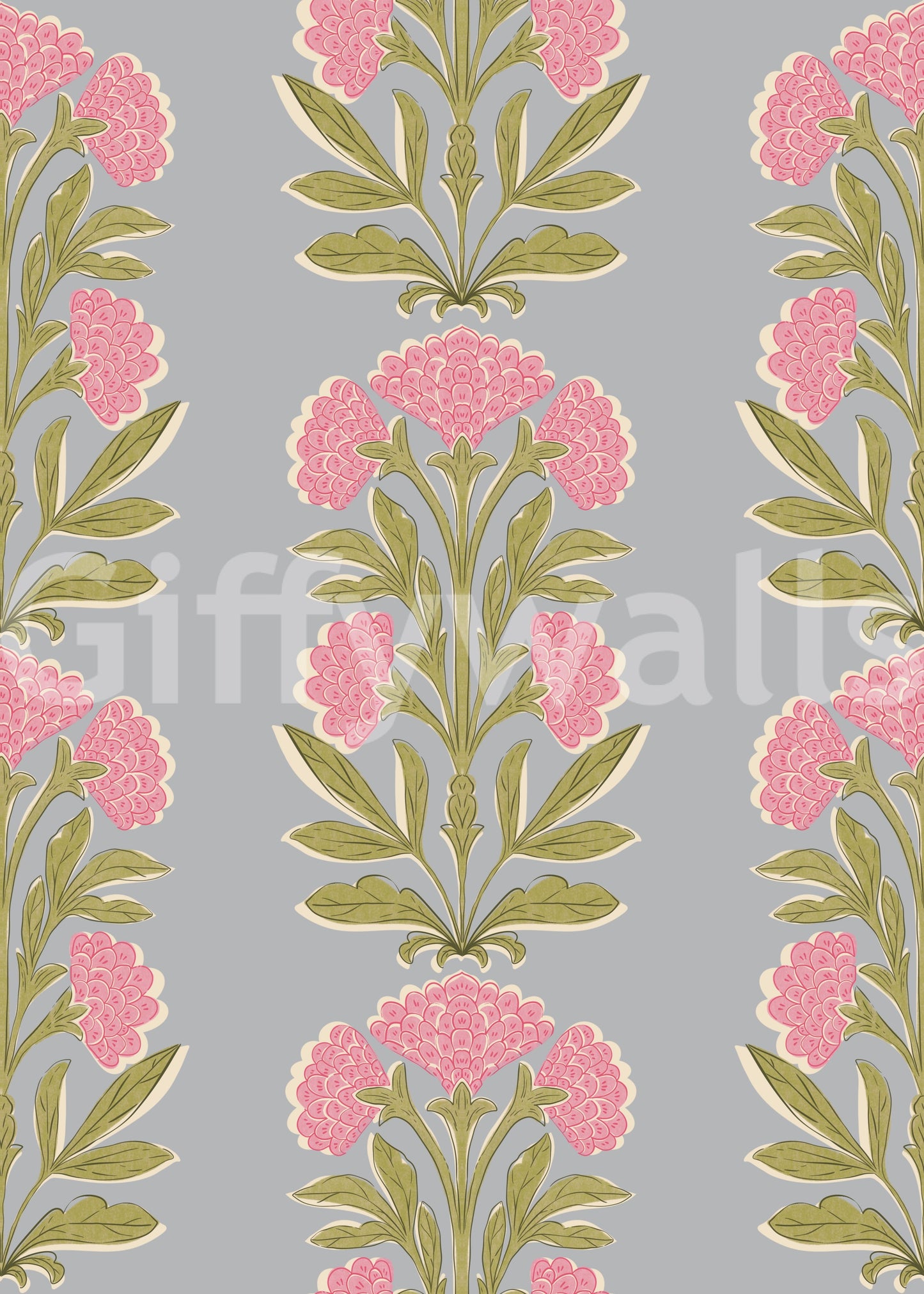 The design is non-realistic and interpretive.