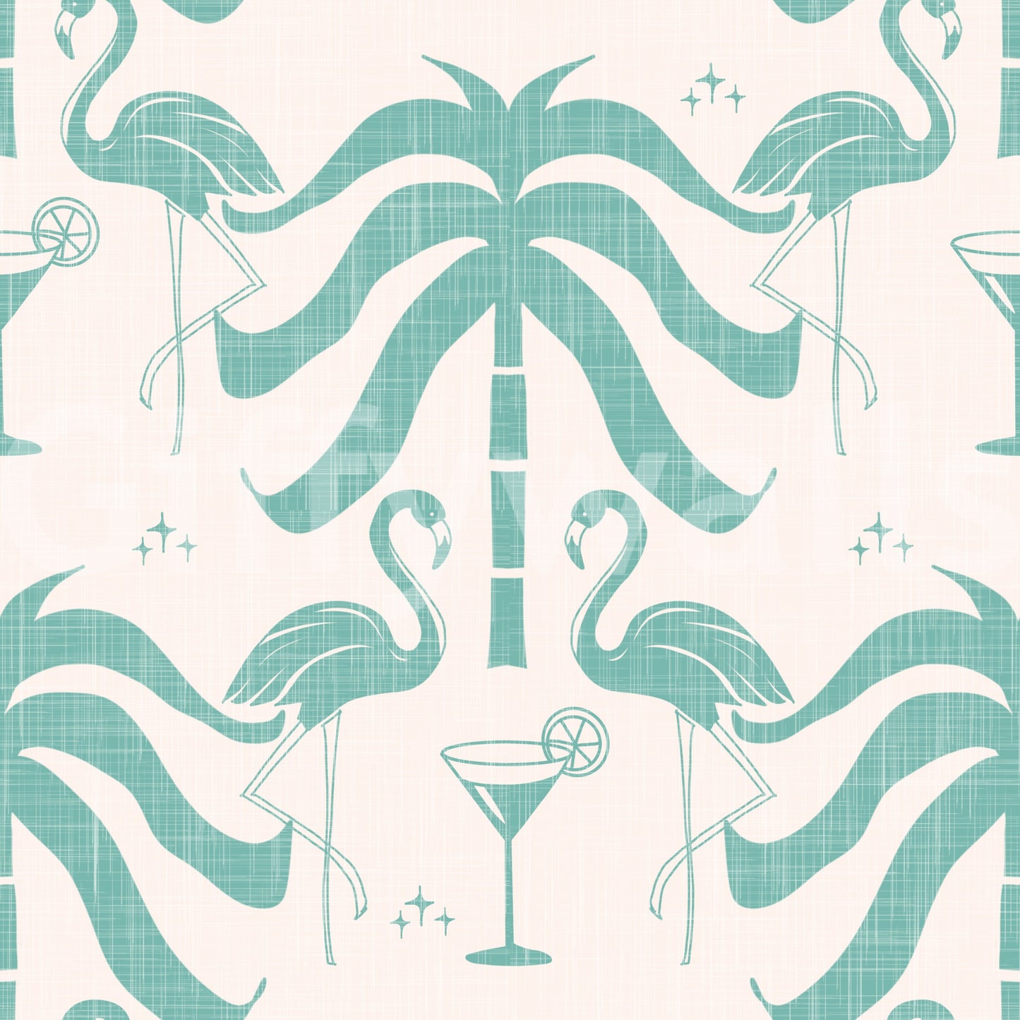 The design is non-realistic and interpretive.