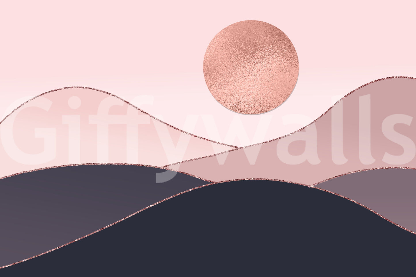 The design is non-realistic and interpretive.