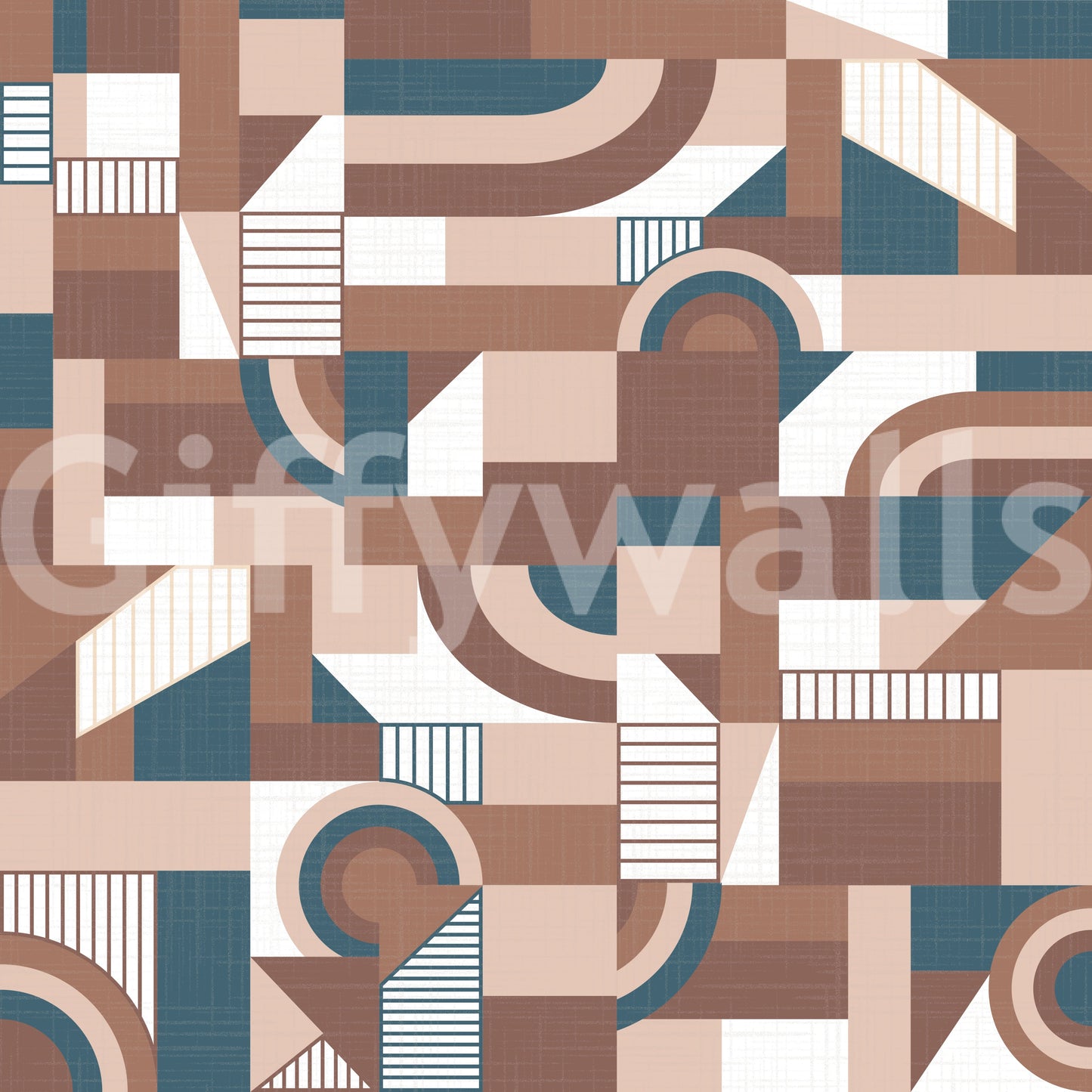 The wallpaper has a smooth, non-reflective matte finish.