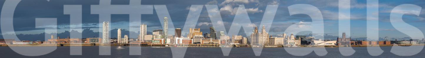 Liverpool's Skyline Vista Wall Mural