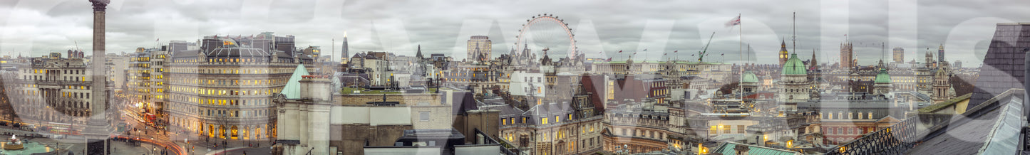 The wallpaper has a smooth, non-reflective matte finish.