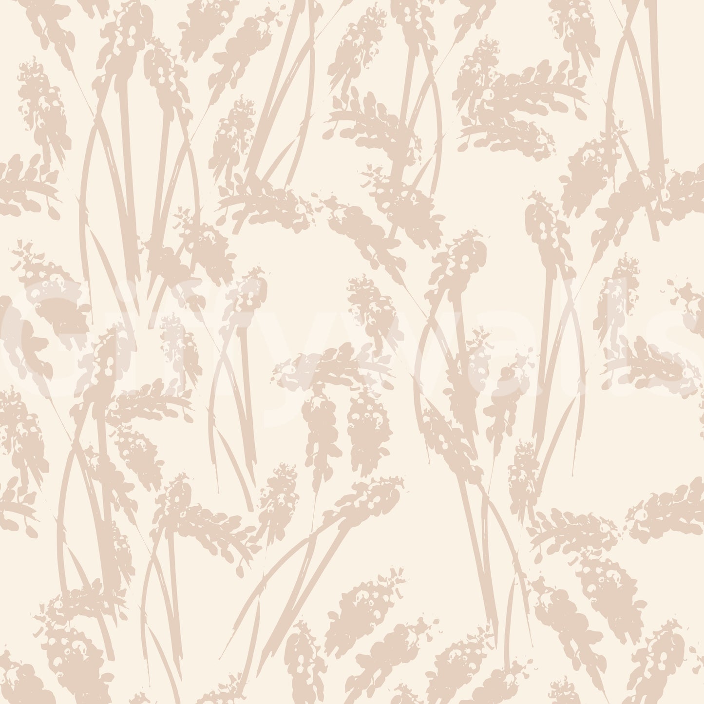 Soft beige and cream wallpaper