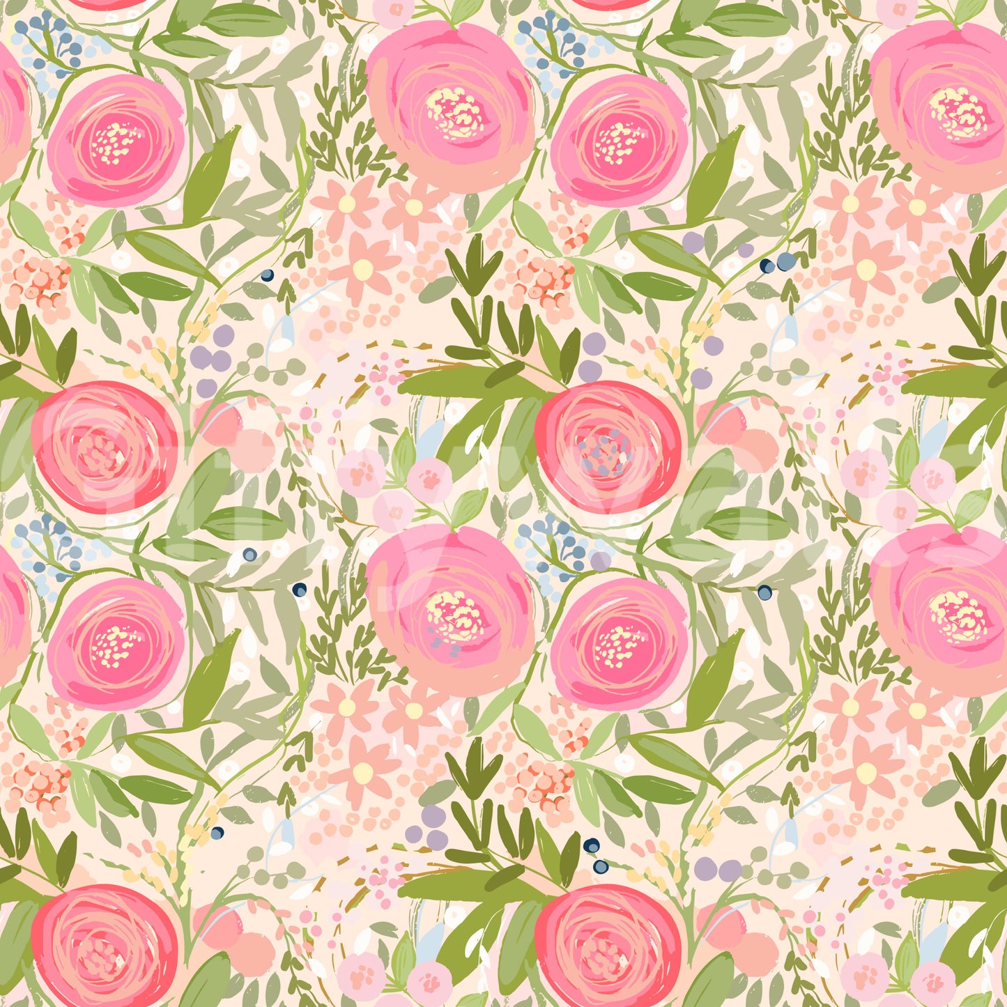 Rosy Reverie sophisticated wallpaper