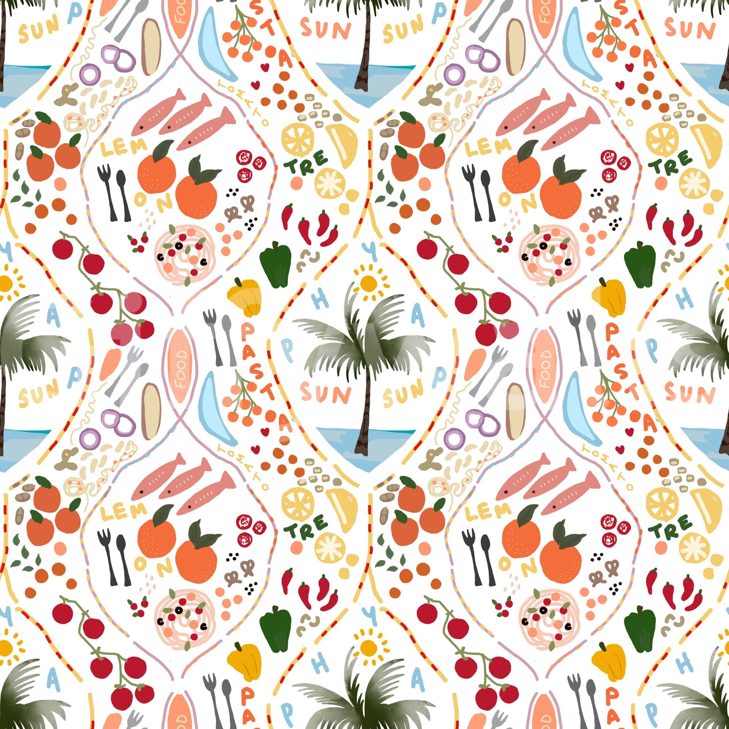 A high-quality serene island wall mural for walls.