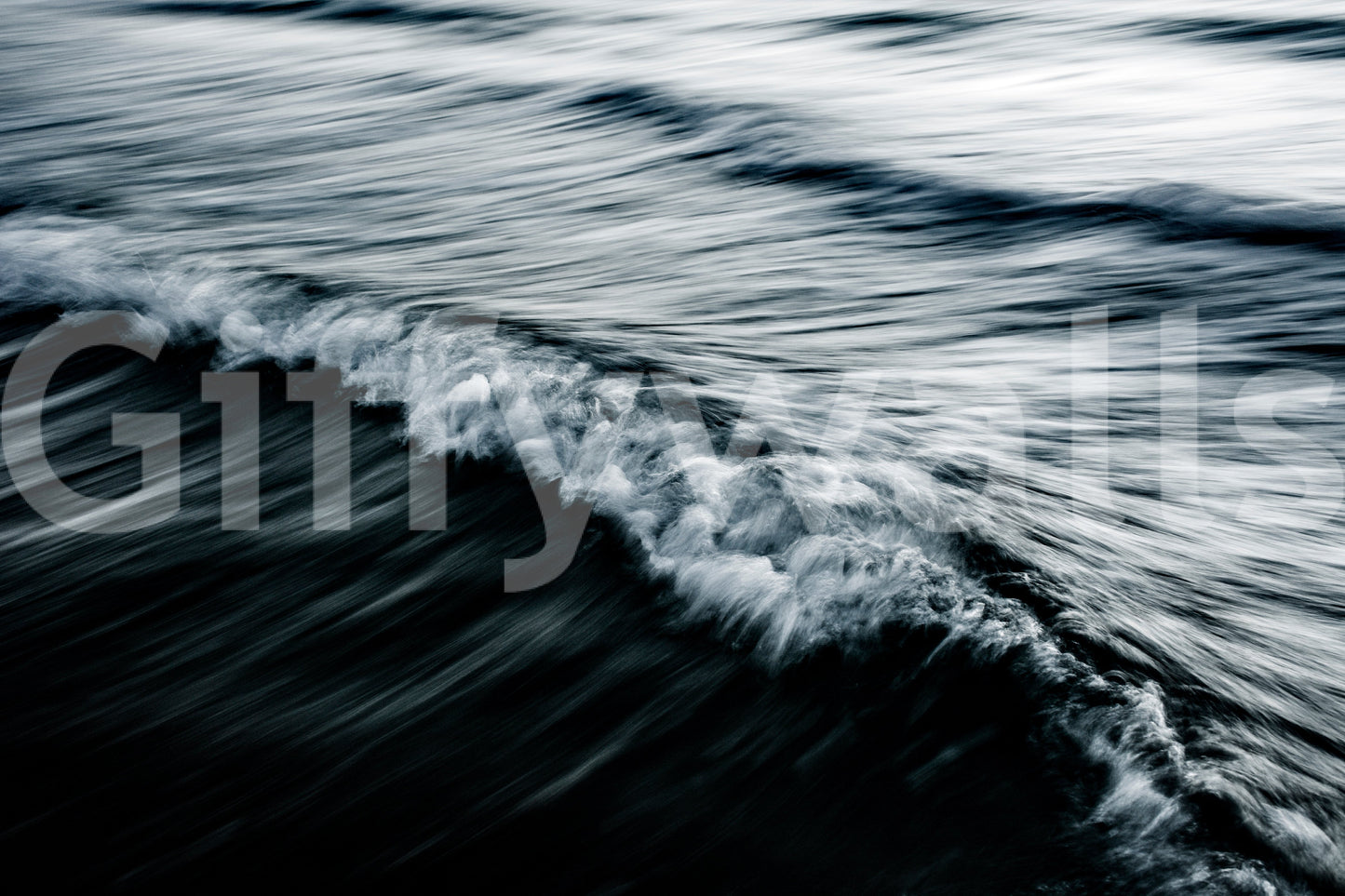 A high-quality serene ocean wall mural for walls.