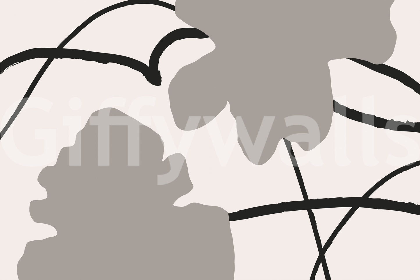 A high-quality abstract print wall mural for walls.