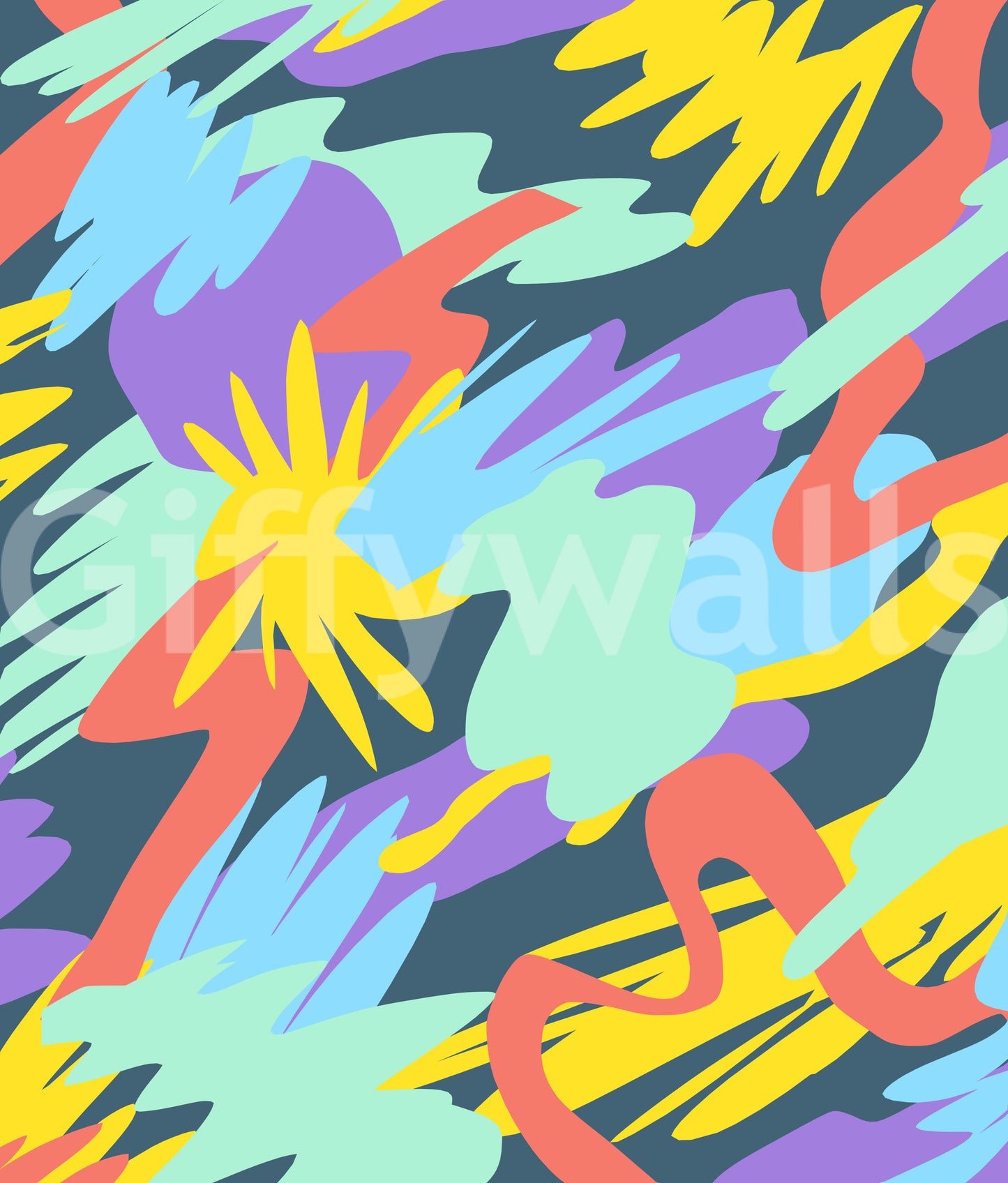 A high-quality serene sky wall mural for walls.