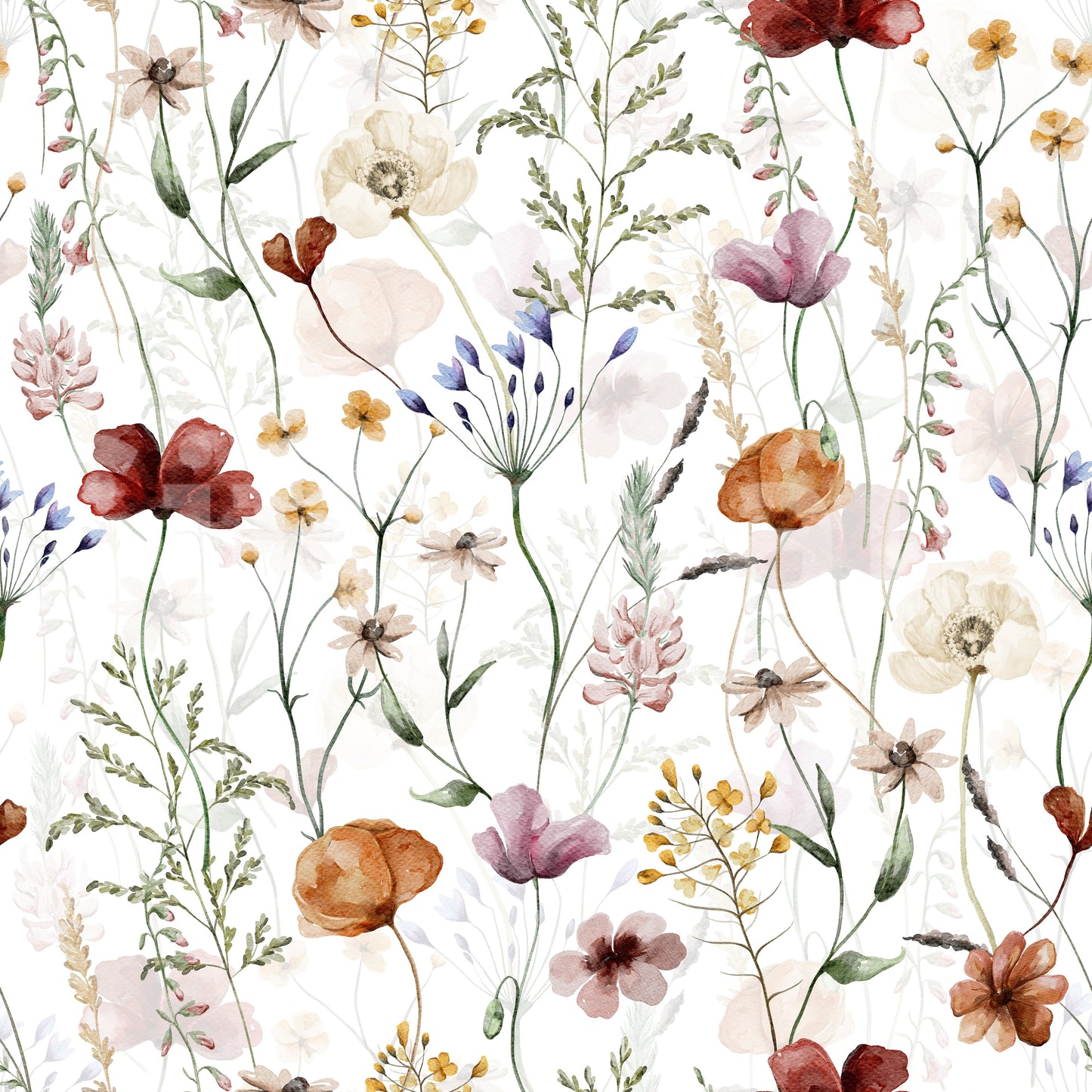 Wildflower Hues Wallpaper
