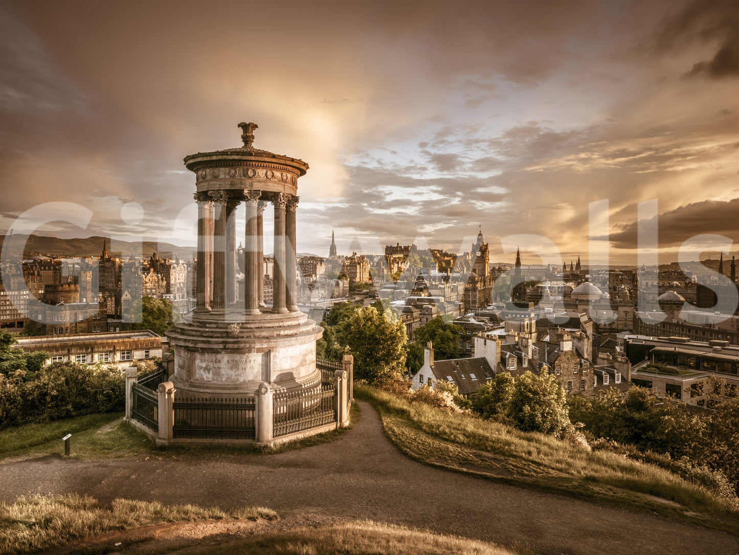 Calton Hill Wall Mural