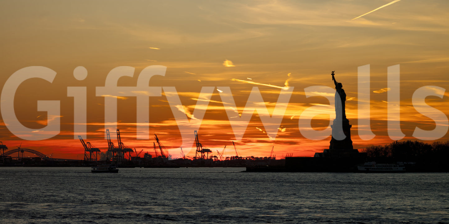 Liberty Sunset Wall Mural