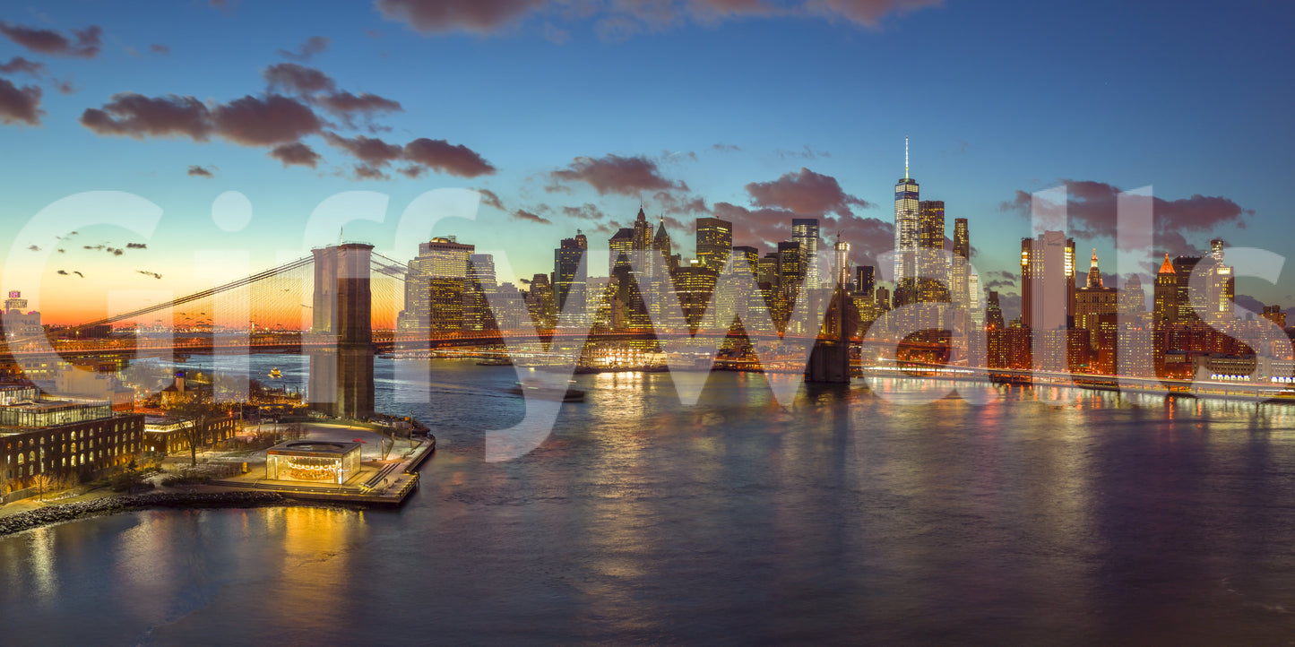 NYC Twilight Sparkle Wall Mural