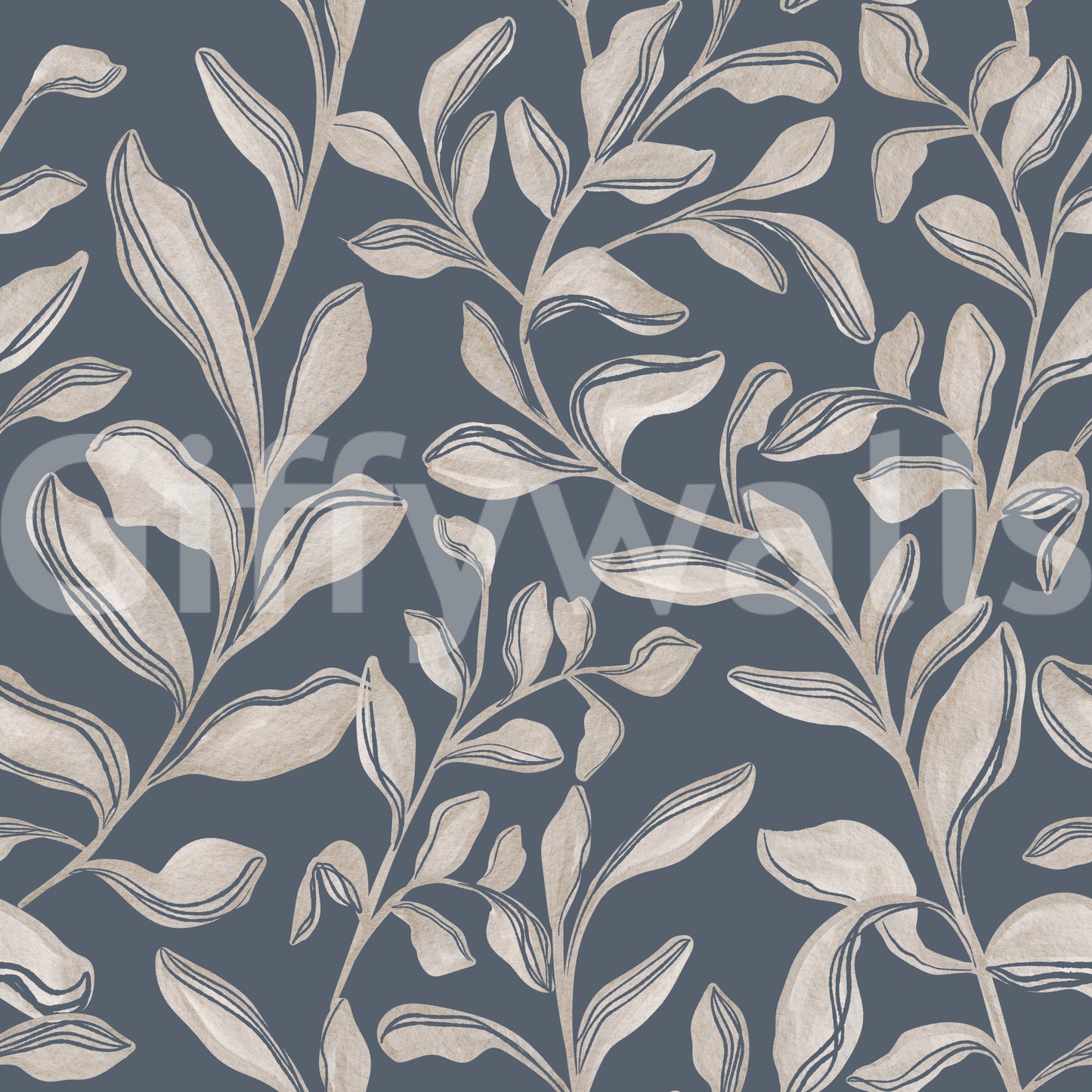 Ethereal Leaves Wallpaper