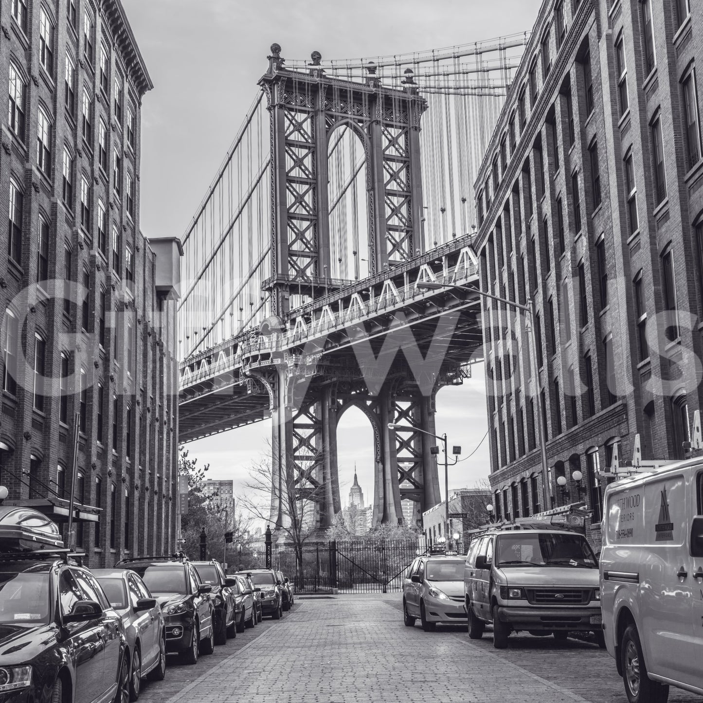 Manhattan Bridge from the Dumbo Wall Mural
