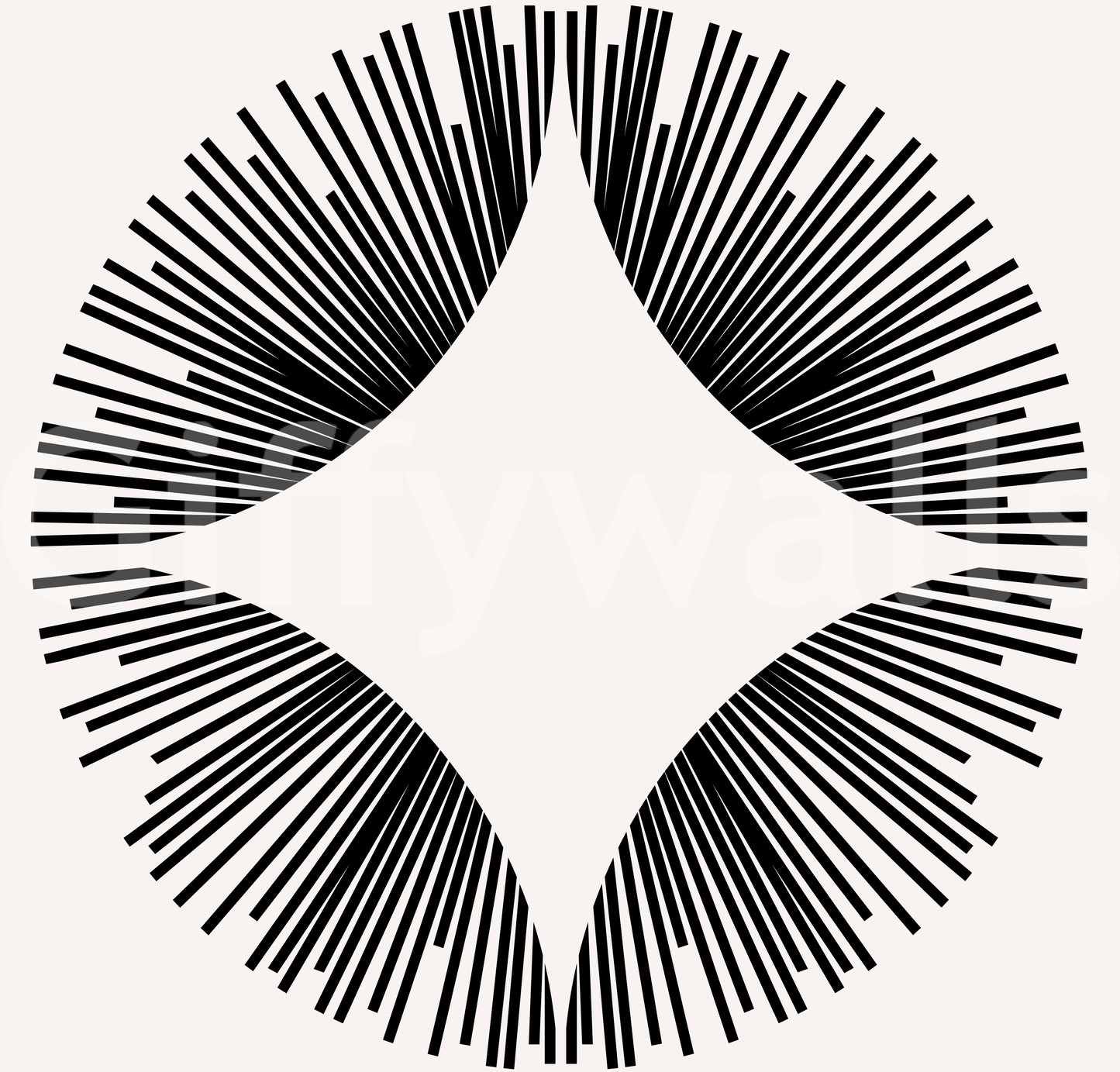 Starburst Deco Wallpaper