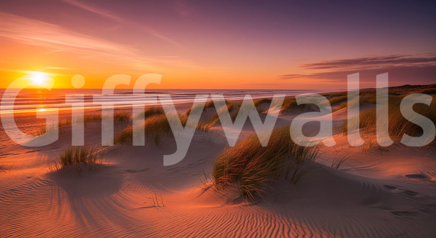 Golden Hour Dunes Wall Mural