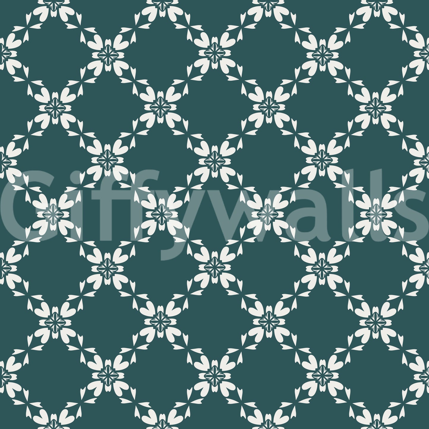 Petal Lattice Wallpaper