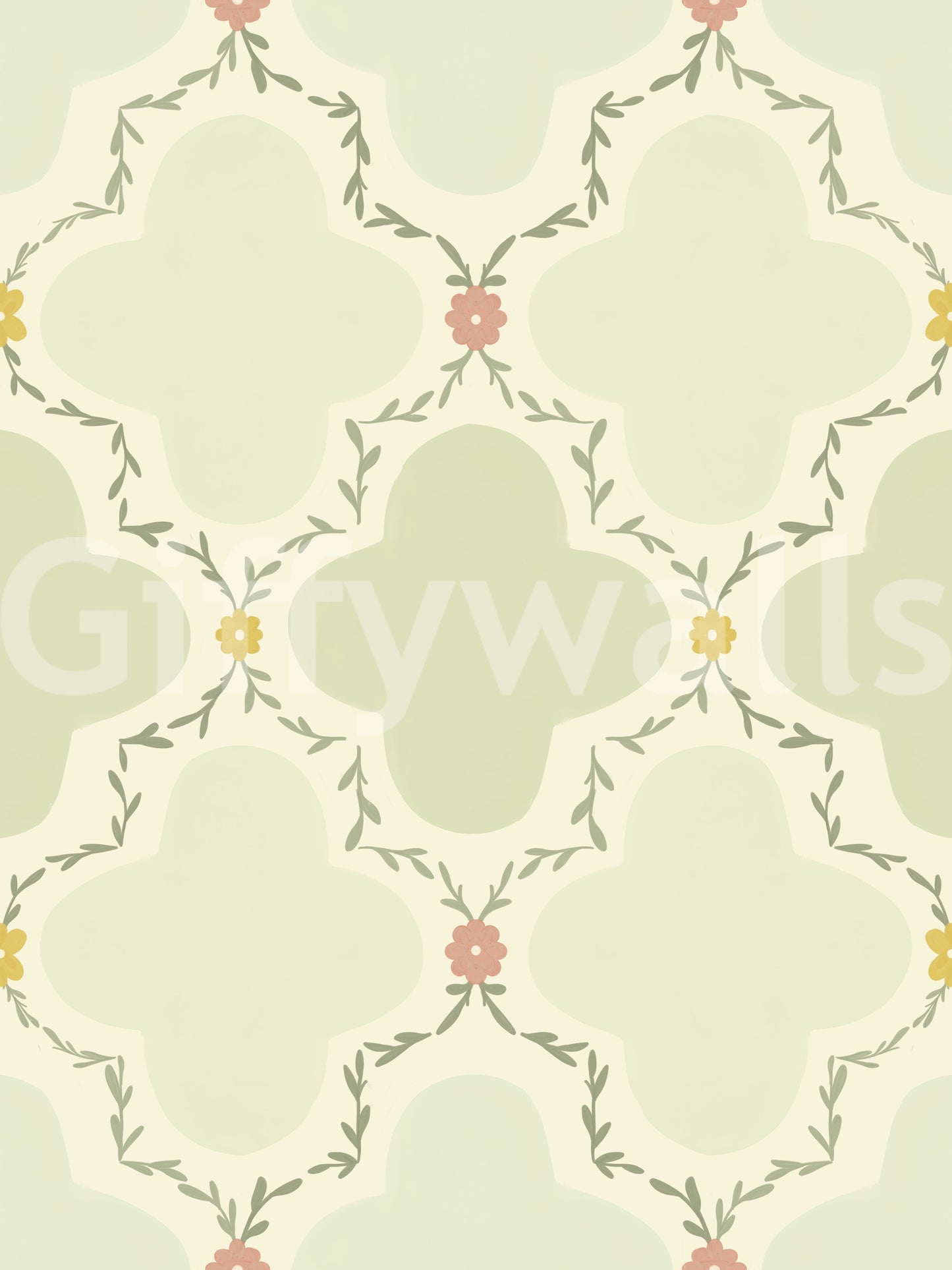Garden Trellis Wallpaper