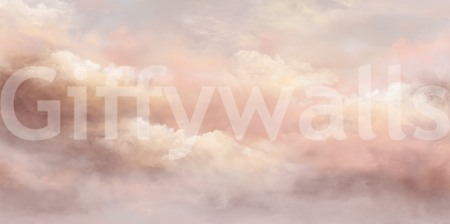 Dreamy Sky Warm Sunset Wall Mural