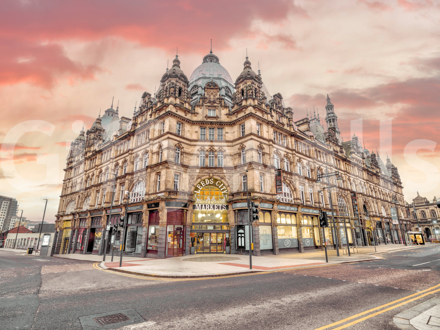 Vibrant Hub Wall Mural