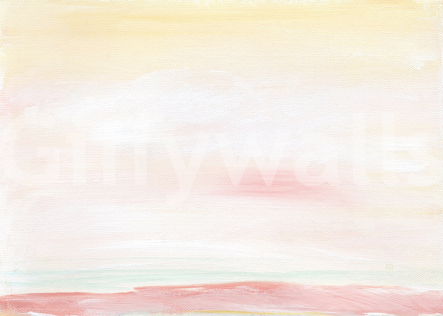 Soft Blush Landscape Wall Mural