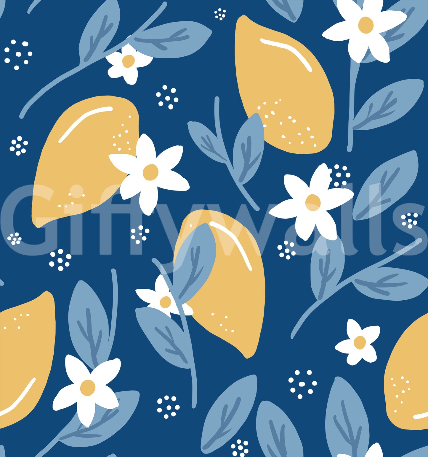 Lemon Orchard Wallpaper