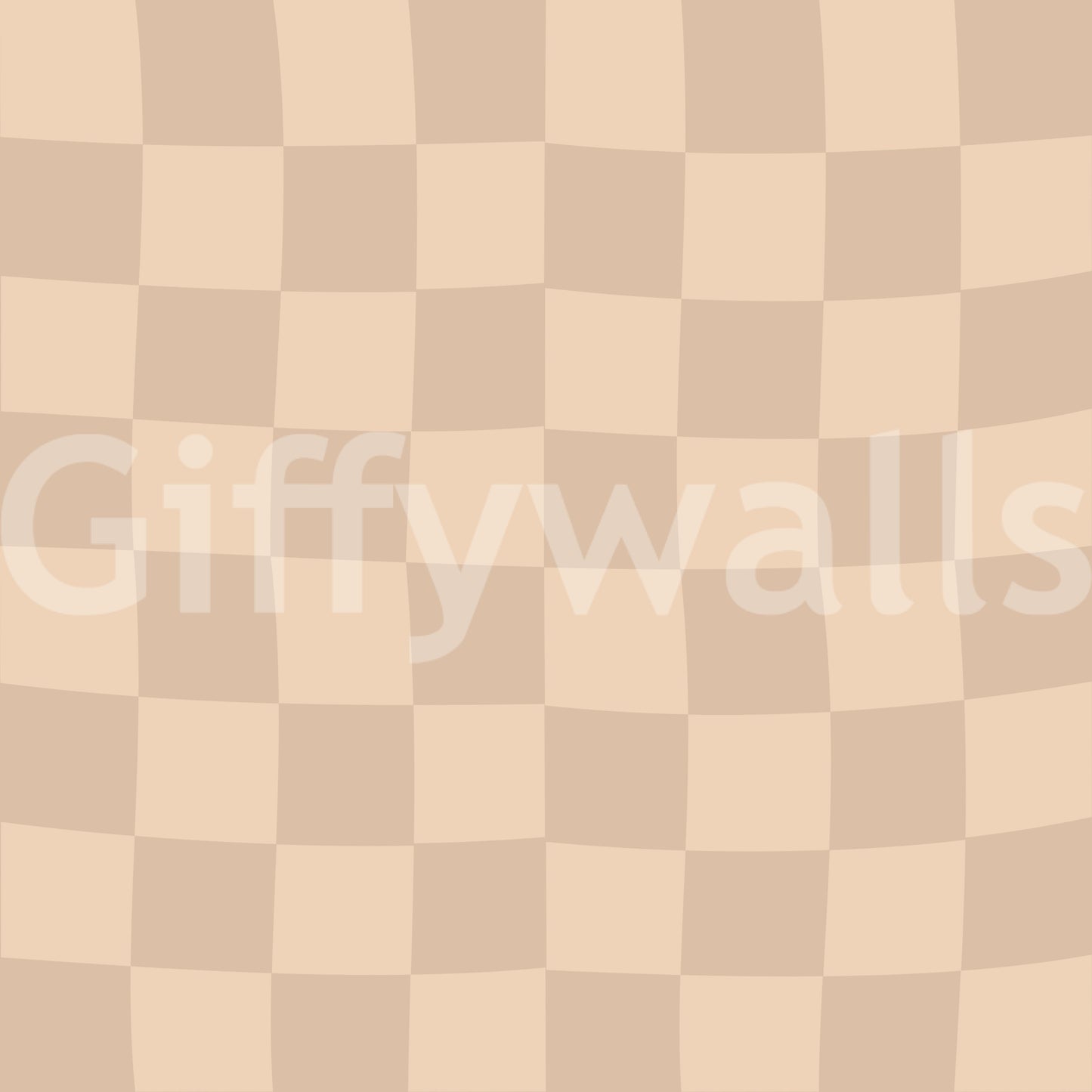 Gentle waves move through the pattern on a Muted Wavy Check wallpaper surface.