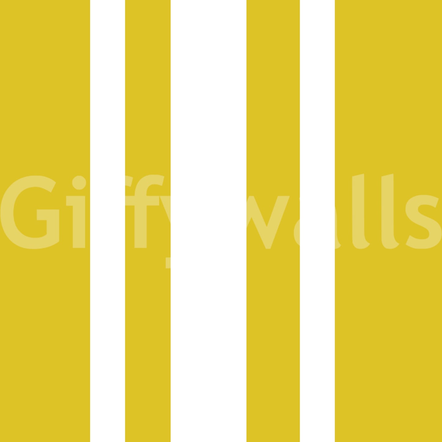 Mustard Ticking Stripe Wallpaper Farmhouse Wallpaper